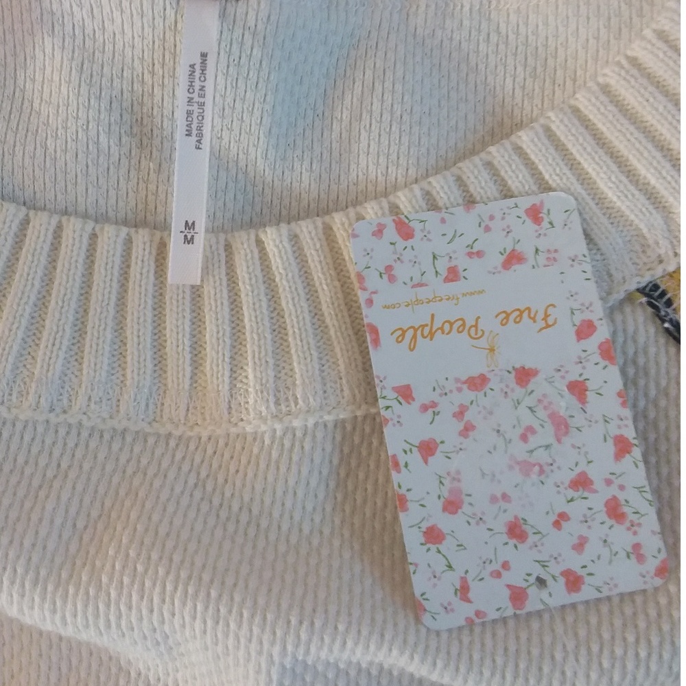 🆕️Free People Striped Sleeve Thermal - Picture 8 of 8